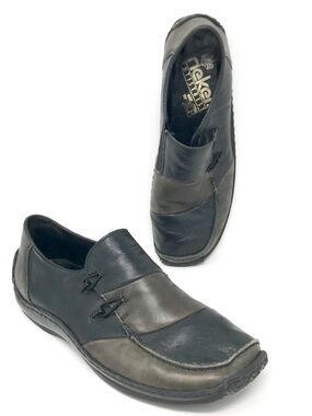 RIEKER Anti-stress CELIA BLK 2-tone LTHR 38 Euro